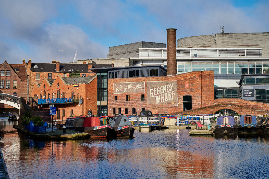 Regency Wharf Canal Birmingham