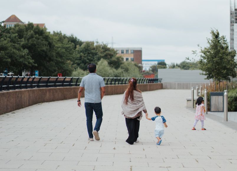 family walk