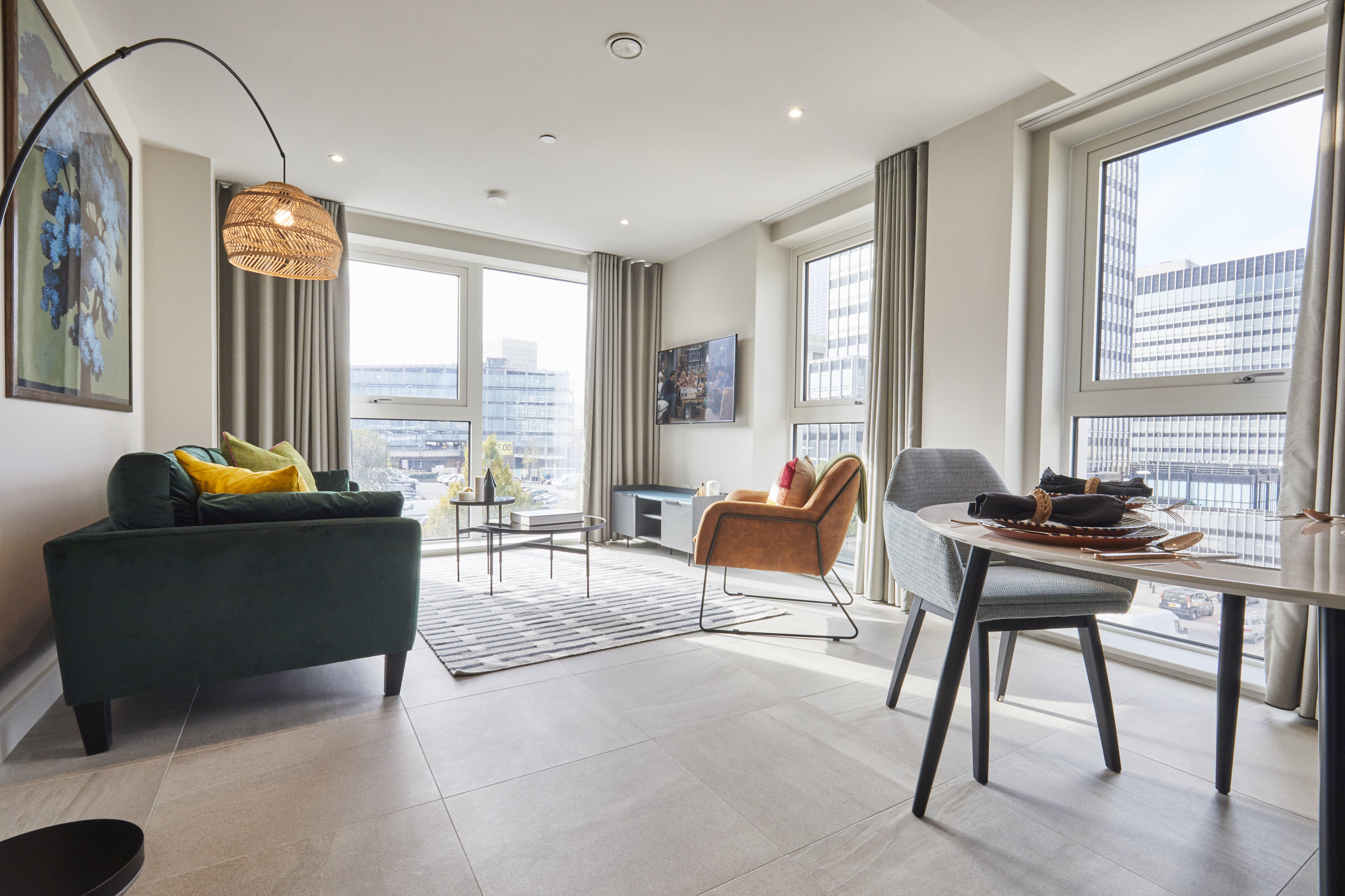 Apo two bedroom apartment in Barking Wharf