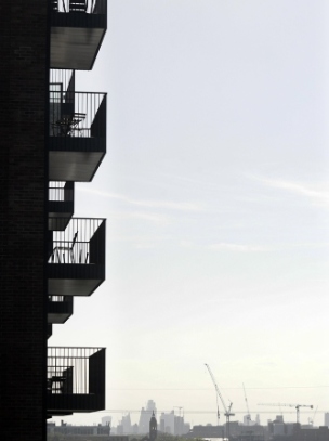 London skyline Apo Barking Wharf