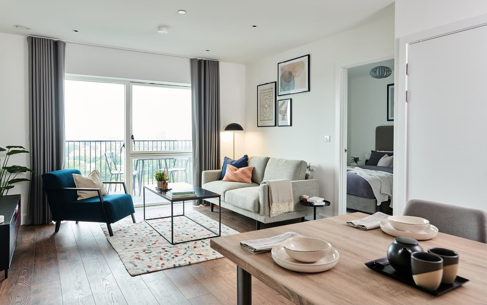 Apo two bedroom apartment in Barking Wharf