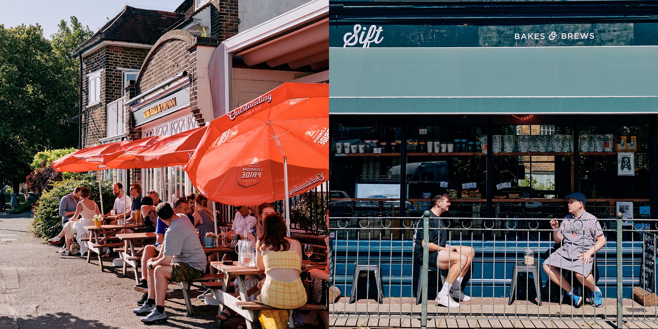 The Bell & Crown riverside pub in Chiswick