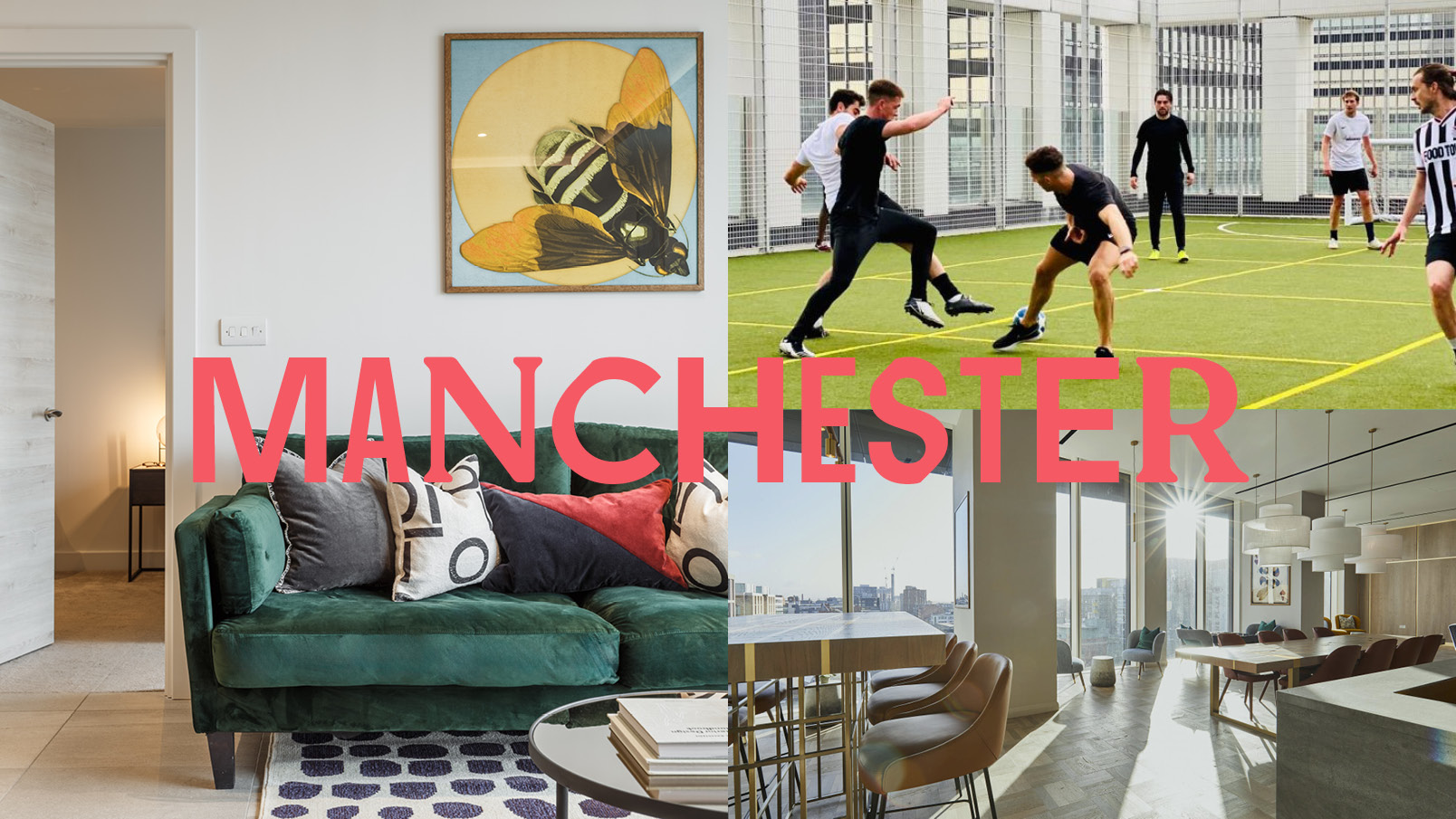 Apartment/flats to rent in Manchester city centre, spacious layouts and access to Angel Gardens’ resident amenities.