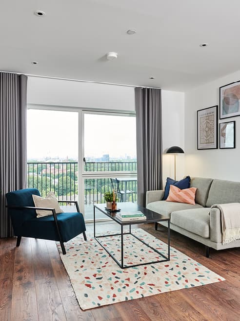 Apo two bedroom apartment in Barking Wharf